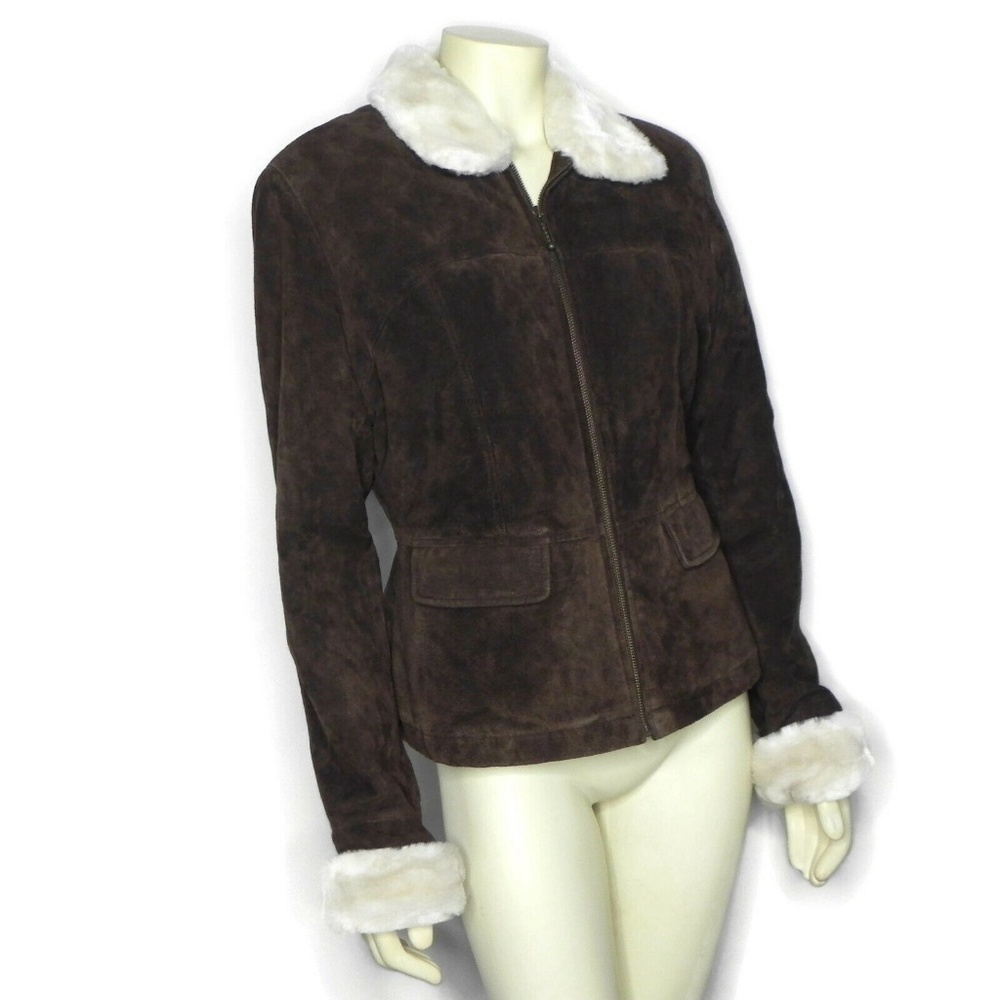 Wilsons Maxima Brown Suede Coat